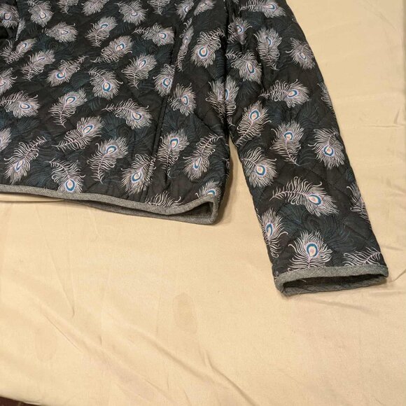 Heritage Barbour Modern Country Pippa Quilted Jacket L w Logo Snaps - Picture 15 of 15